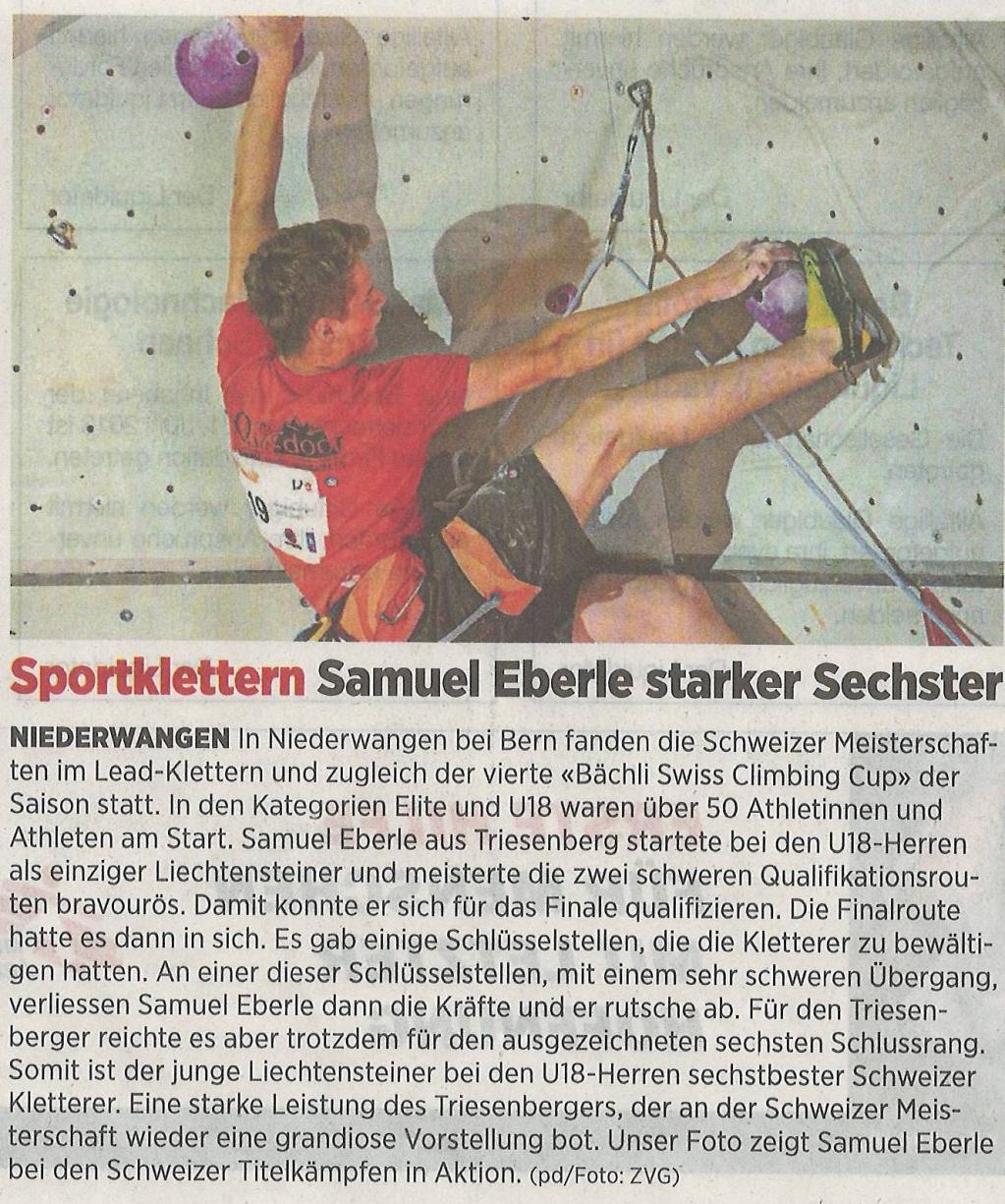 6. Rang beim vierten BSCC 2013 zugleich LEAD SM