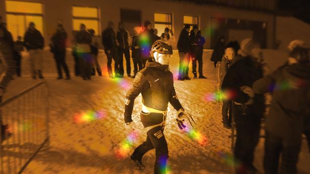 Sami konzentriert zur Finalroute