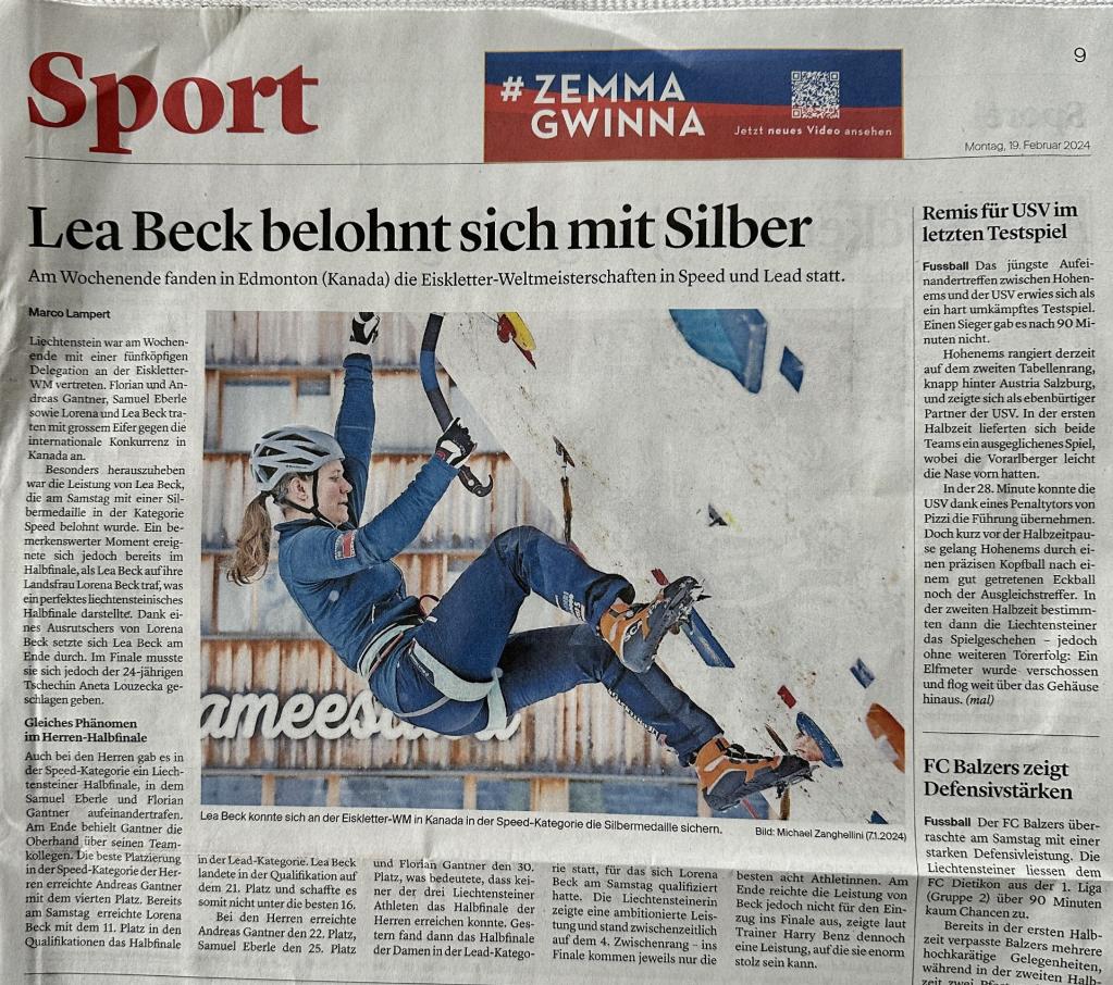 9. Platz SPEED und 25. Platz LEAD